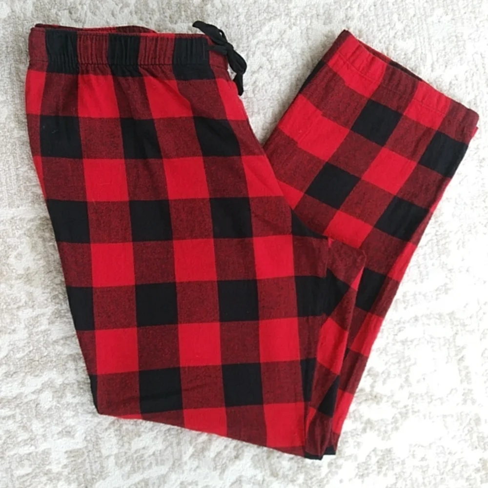 Old Navy Buffalo Plaid Pajama Pants XL Red Black